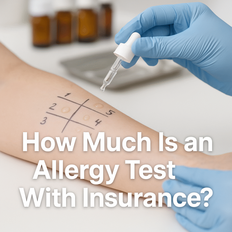 how much is an allergy test with insurance
