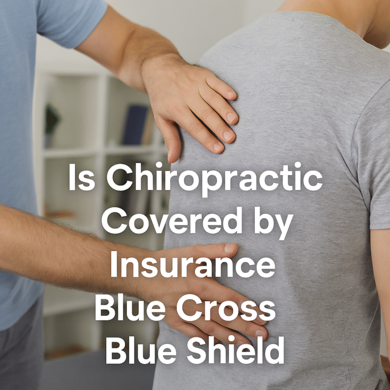 is chiropractic covered by insurance blue cross blue shield