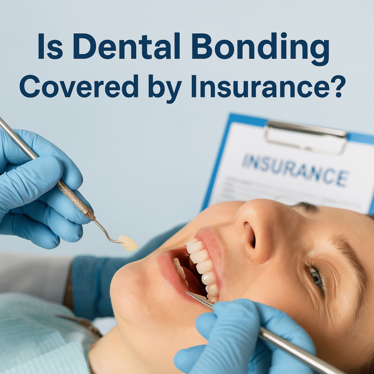 is dental bonding covered by insurance