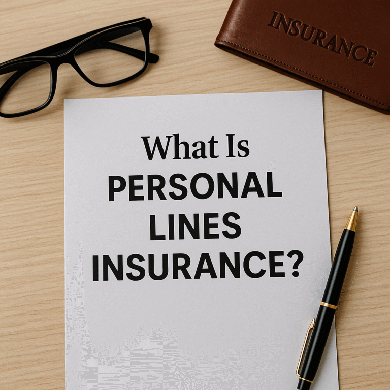 what is personal lines insurance