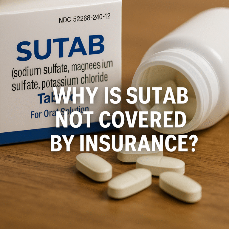 why is sutab not covered by insurance