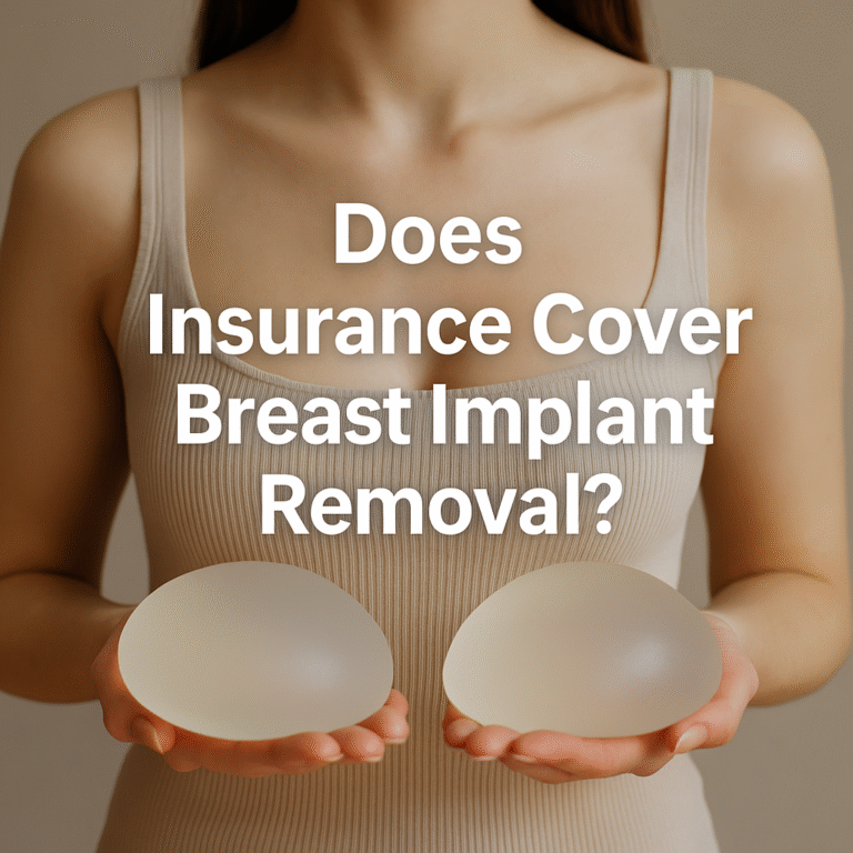 does insurance cover breast implant removal