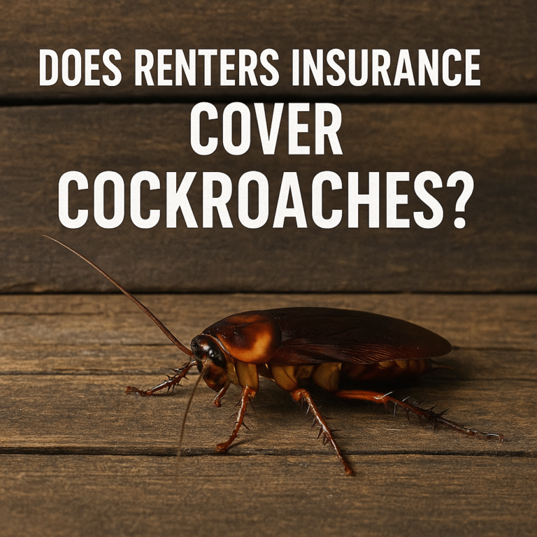 does renters insurance cover cockroaches