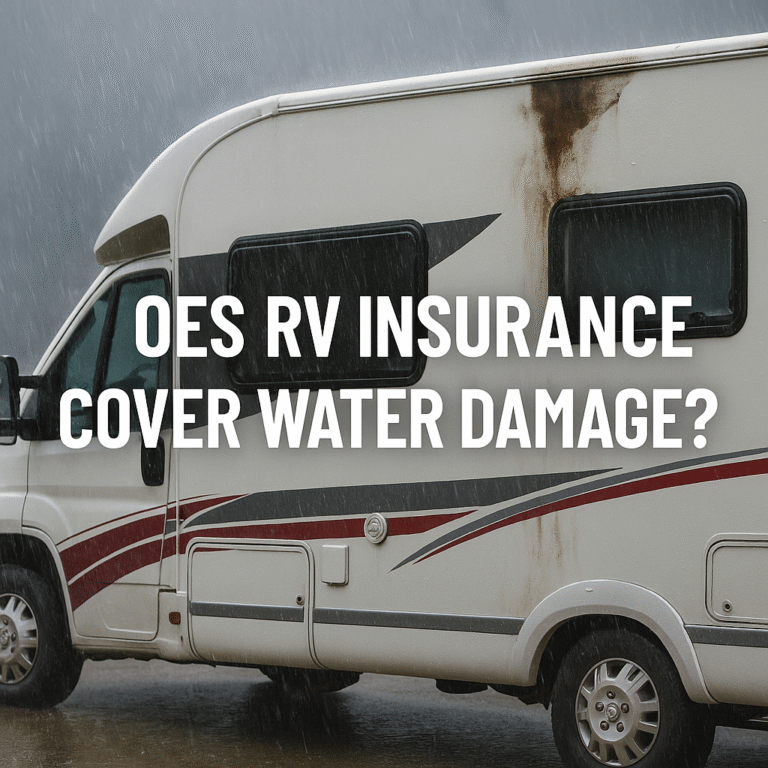 does rv insurance cover water damage