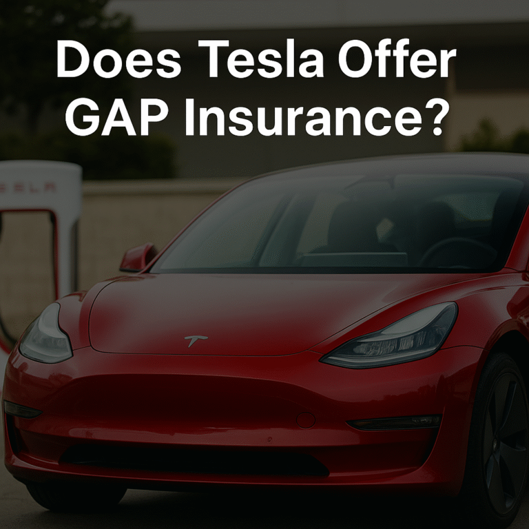 does tesla offer gap insurance