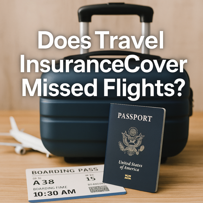 does travel insurance cover missed flights
