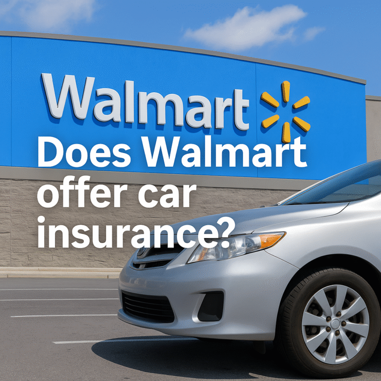 does walmart offer car insurance