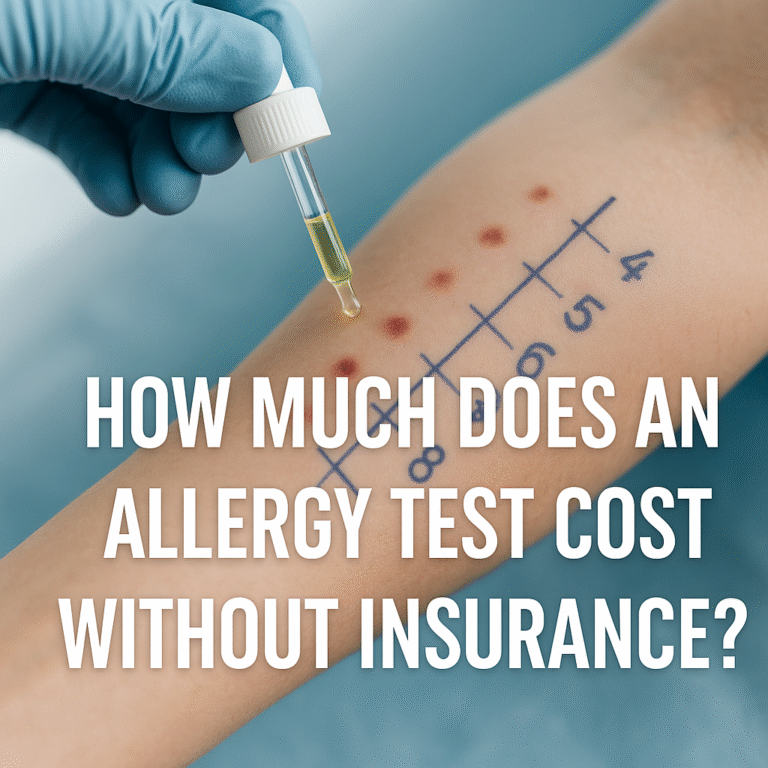 how much does an allergy test cost without insurance