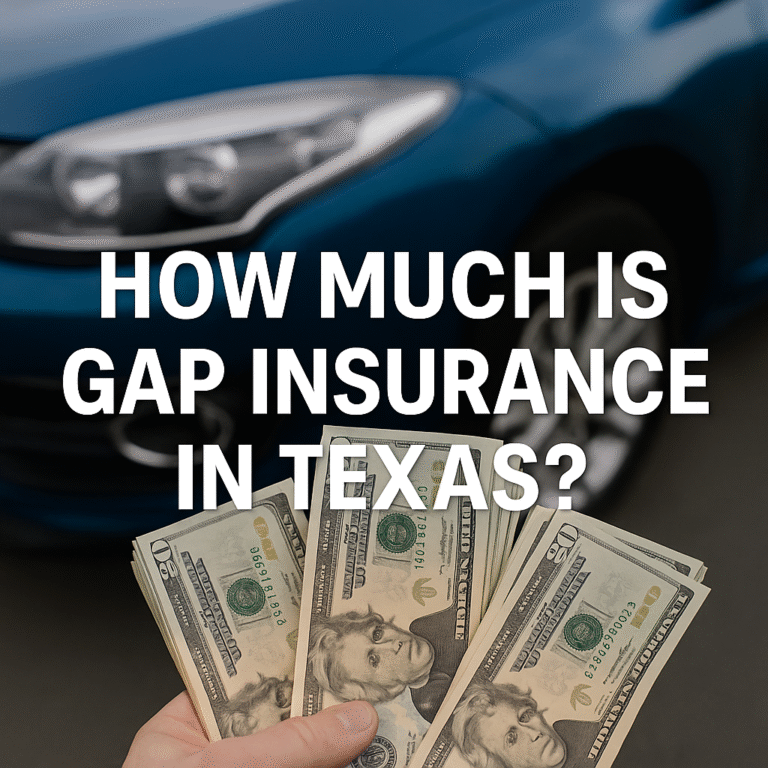 how much is gap insurance in texas