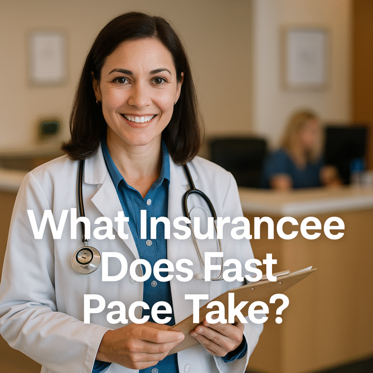 what insurance does fast pace take