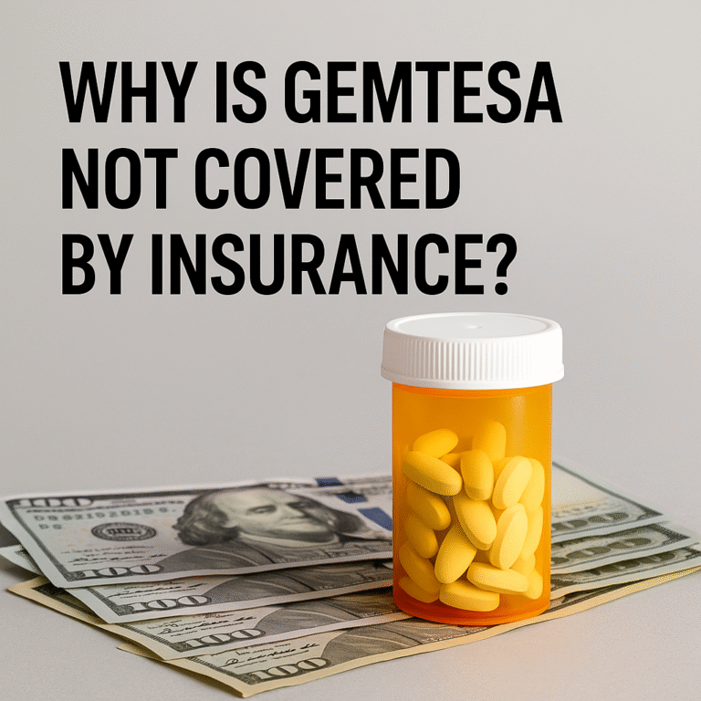 why is gemtesa not covered by insurance