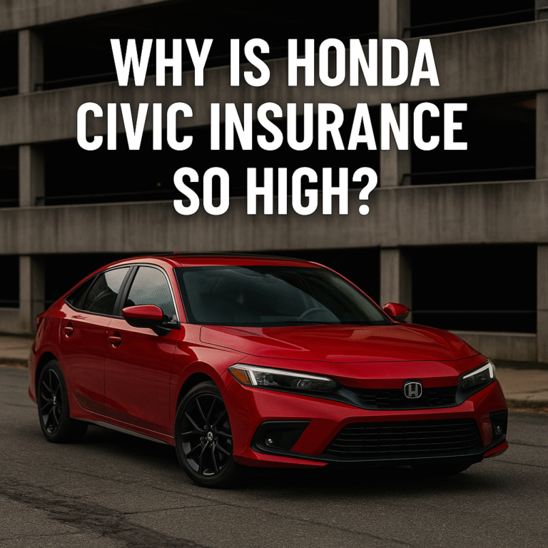 why is honda civic insurance so high
