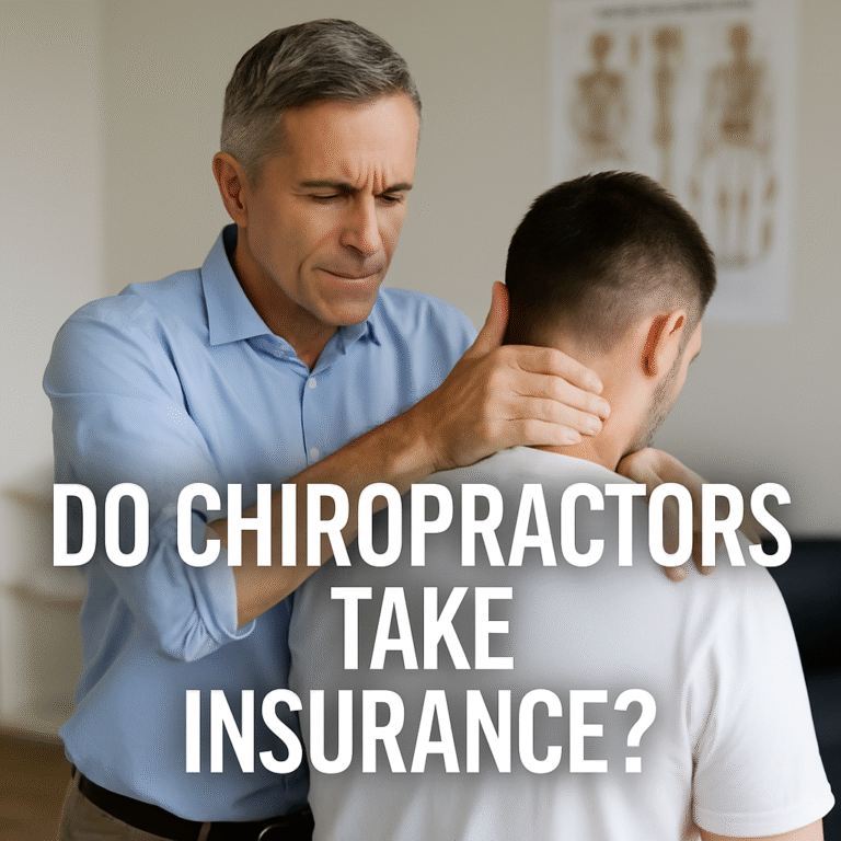 do chiropractors take insurance