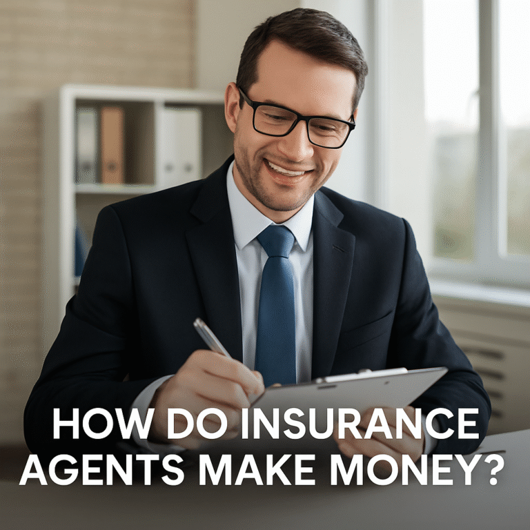 how do insurance agents make money
