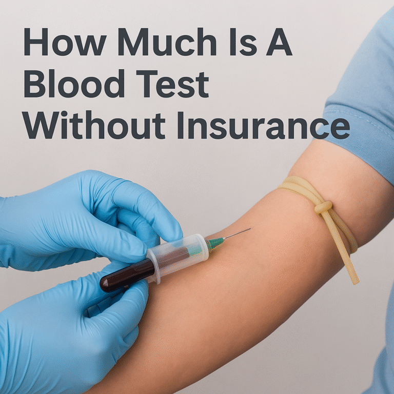how much is a blood test without insurance