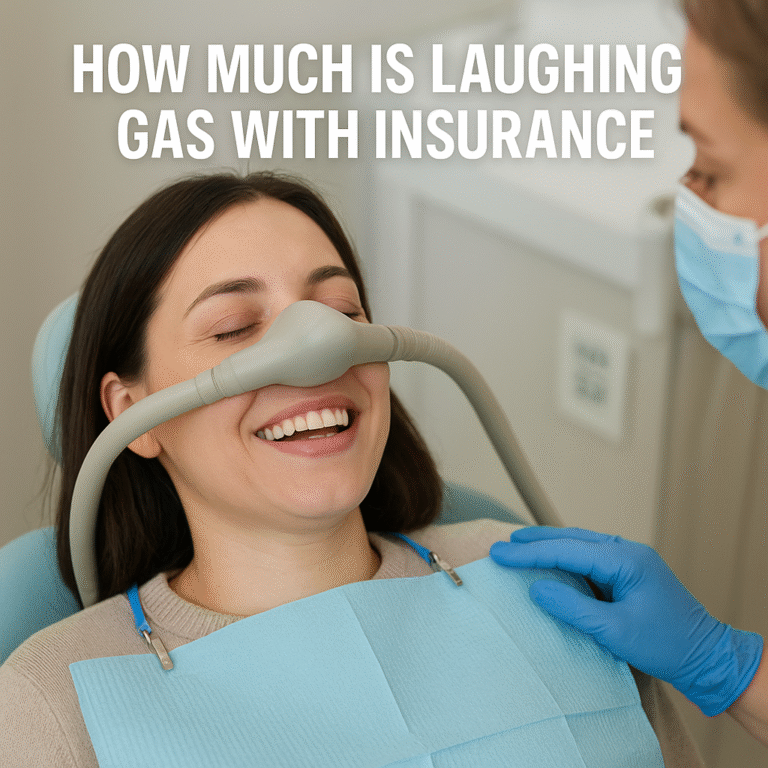 how much is laughing gas with insurance